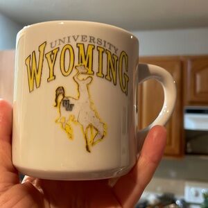 University Wyoming Mug.  Vintage.